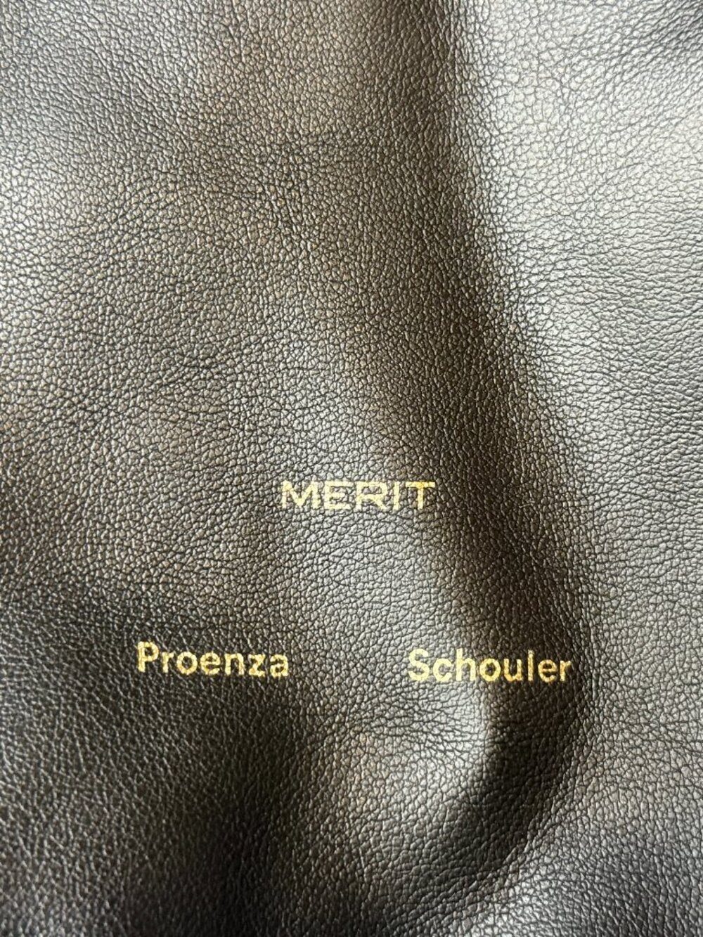 MERIT x Proenza Schouler Reversible Vegan Leather Makeup Bag Clutch